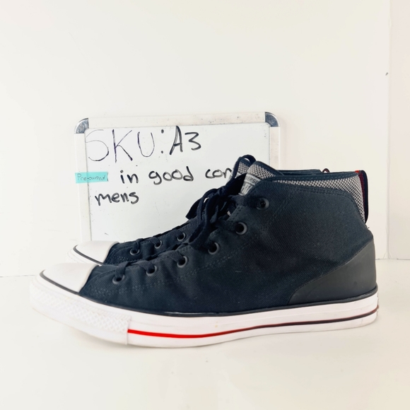 Converse Chuck Taylor All Star Syde Street Mid Men's Shoes Black/Mason/Casino